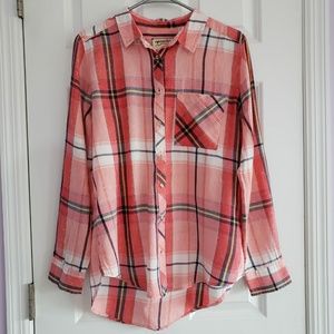 Fall Plaid Button Up